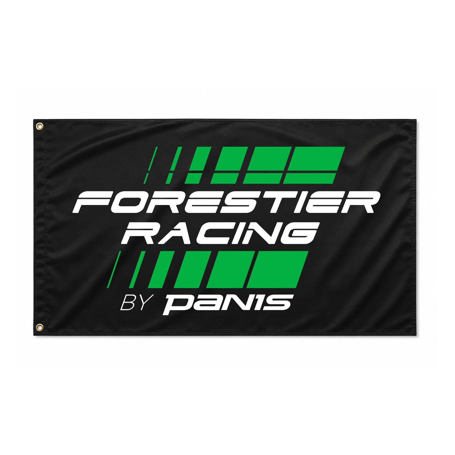 Drapeau Officiel — Forestier Racing by Panis™ 2026 (90x150cm Recto/Verso)