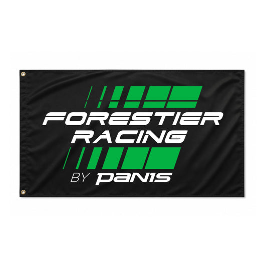 Drapeau Officiel — Forestier Racing by Panis™ 2026 (90x150cm Recto/Verso)